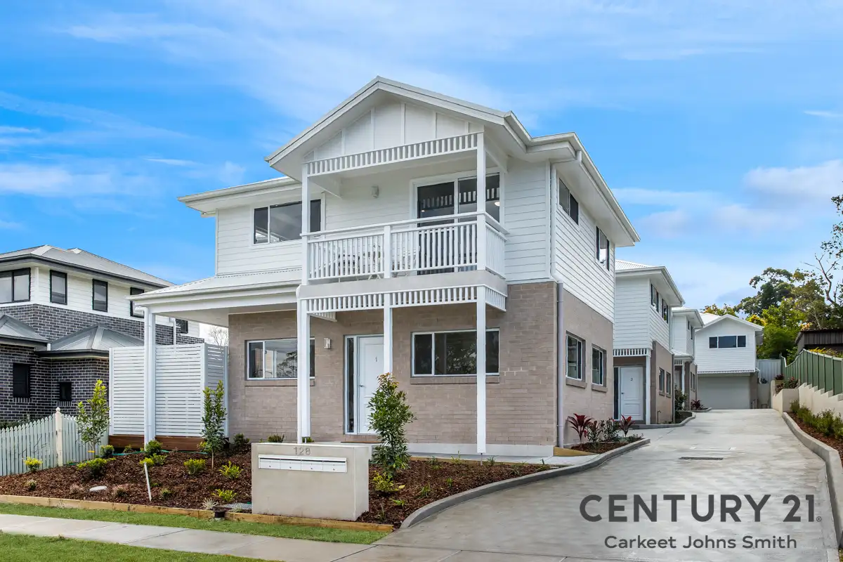 Main view of Homely townhouse listing, 1/128 Croudace Road, Elermore Vale NSW 2287