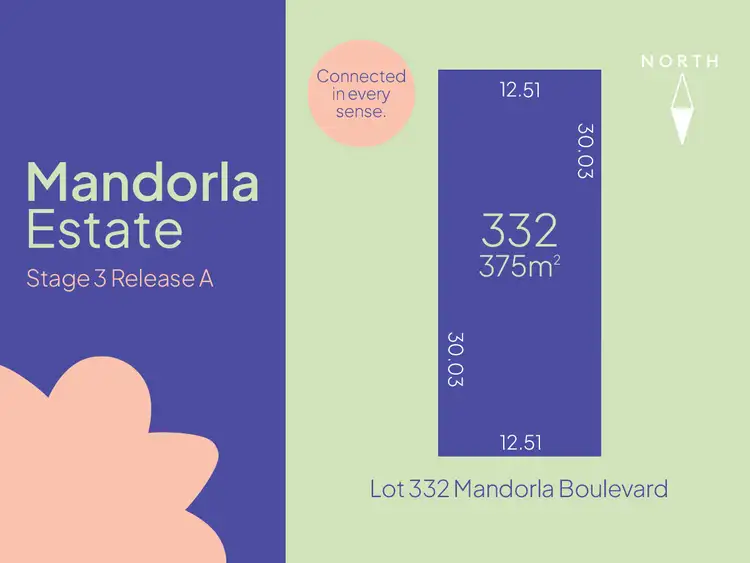 Main view of Homely land listing, Lot 332 Mandorla Boulevard (Stage 3A), Munno Para Downs SA 5115