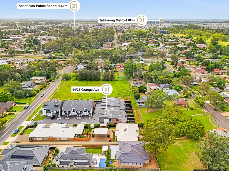 Second view of Homely townhouse listing, 14/25-29 Grange Avenue, Schofields NSW 2762