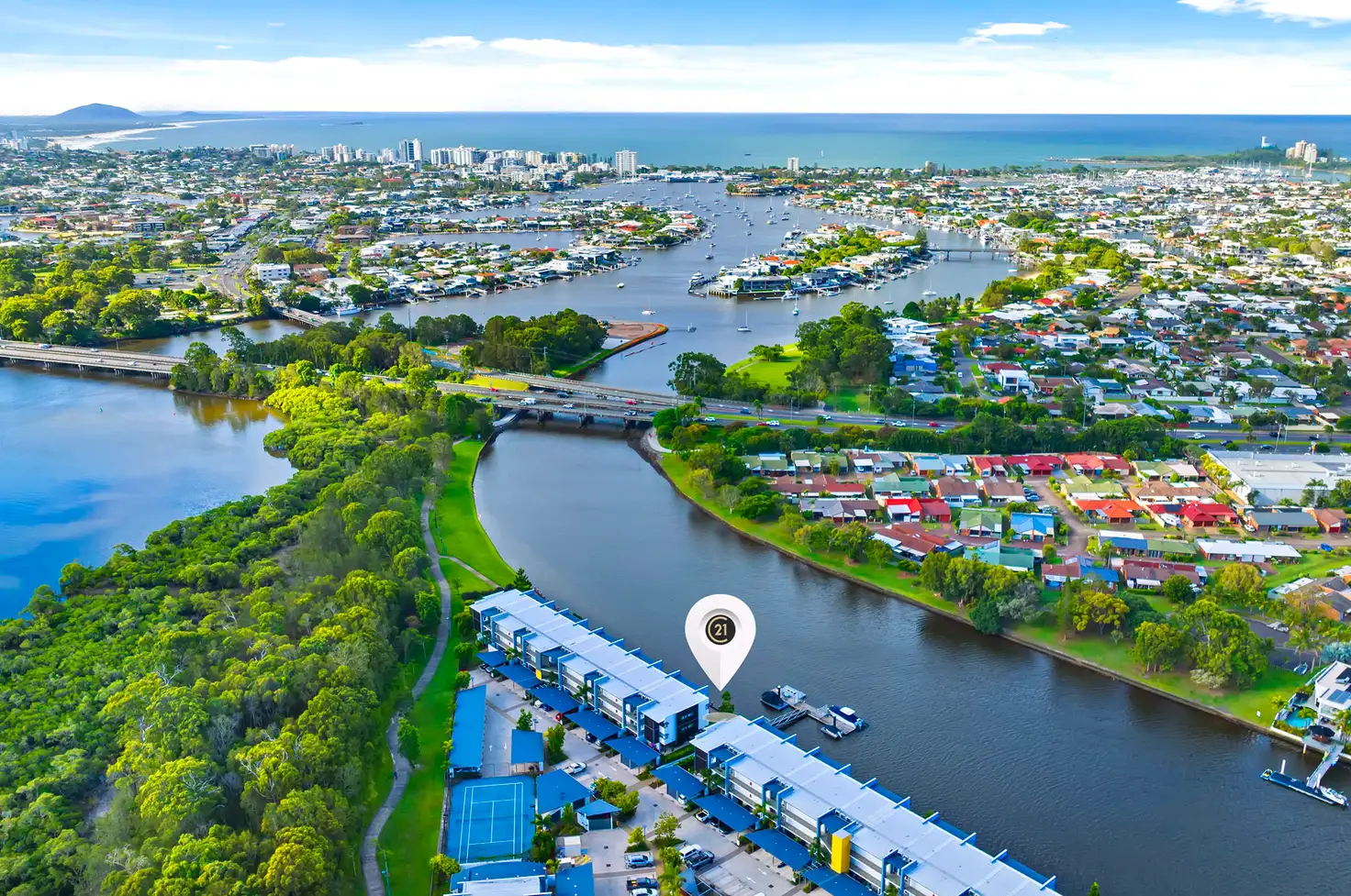 Main view of Homely unit listing, 201/1 Fiji Court, Parrearra QLD 4575