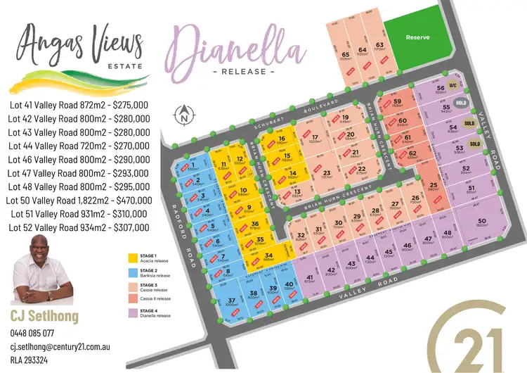 Third view of Homely land listing, Lot 42 Valley Road, Angaston SA 5353