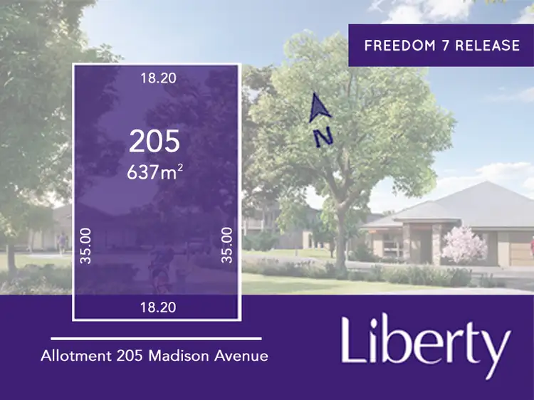 Main view of Homely land listing, Lot 205 Madison Avenue (Stage 7), Two Wells SA 5501