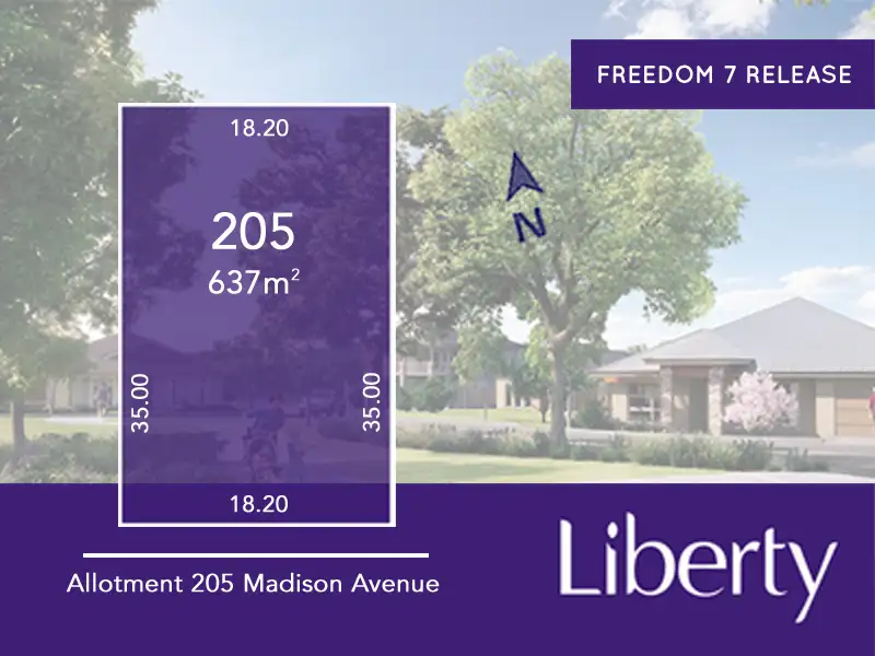 Main view of Homely land listing, Lot 205 Madison Avenue (Stage 7), Two Wells SA 5501