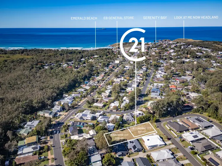 Main view of Homely land listing, 16 or 18 Sunshine Circuit, Emerald Beach NSW 2456