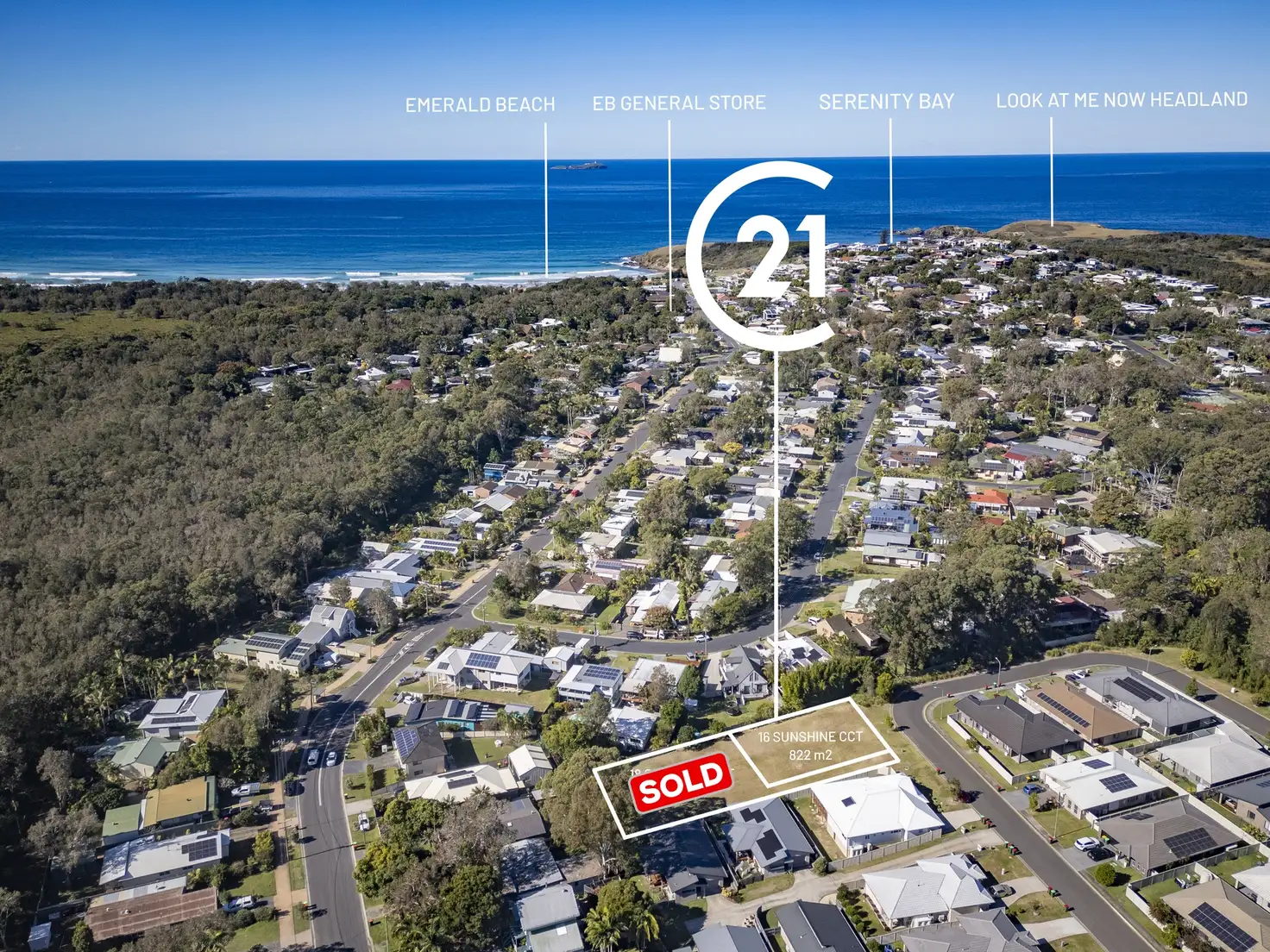 Main view of Homely land listing, 16 Sunshine Circuit, Emerald Beach NSW 2456