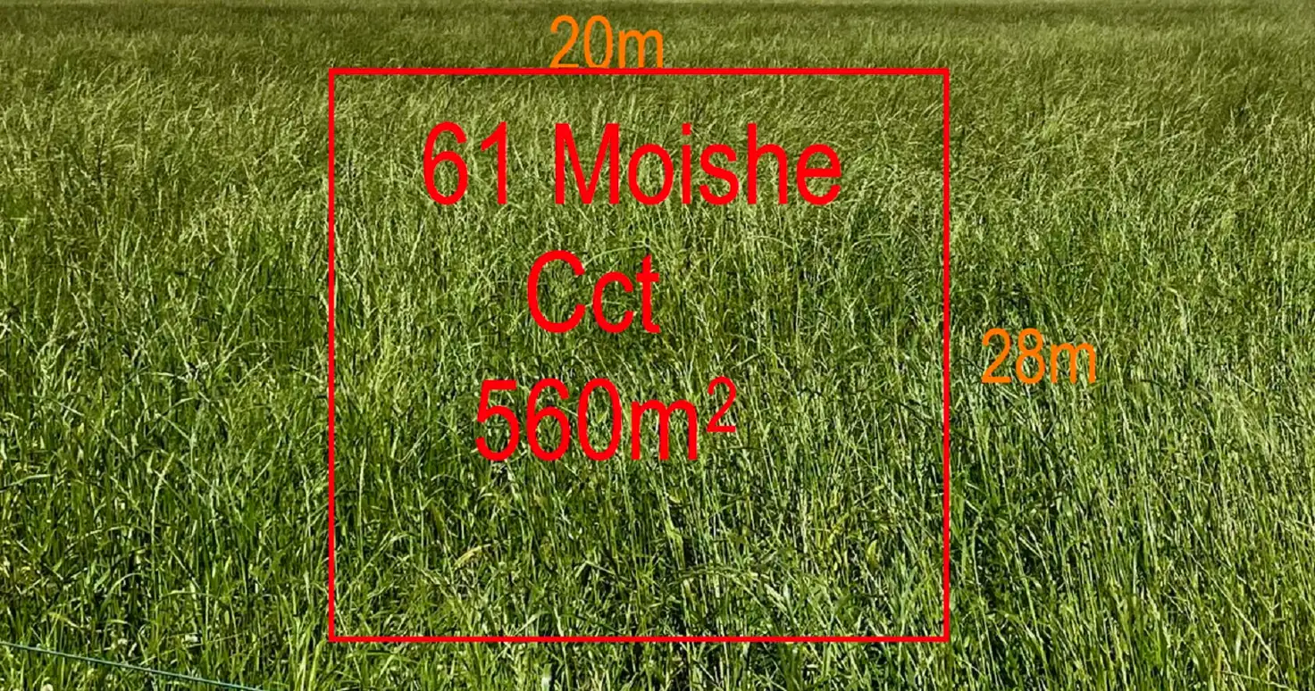 Main view of Homely land listing, 61 Moishe Circuit, Springvale VIC 3171