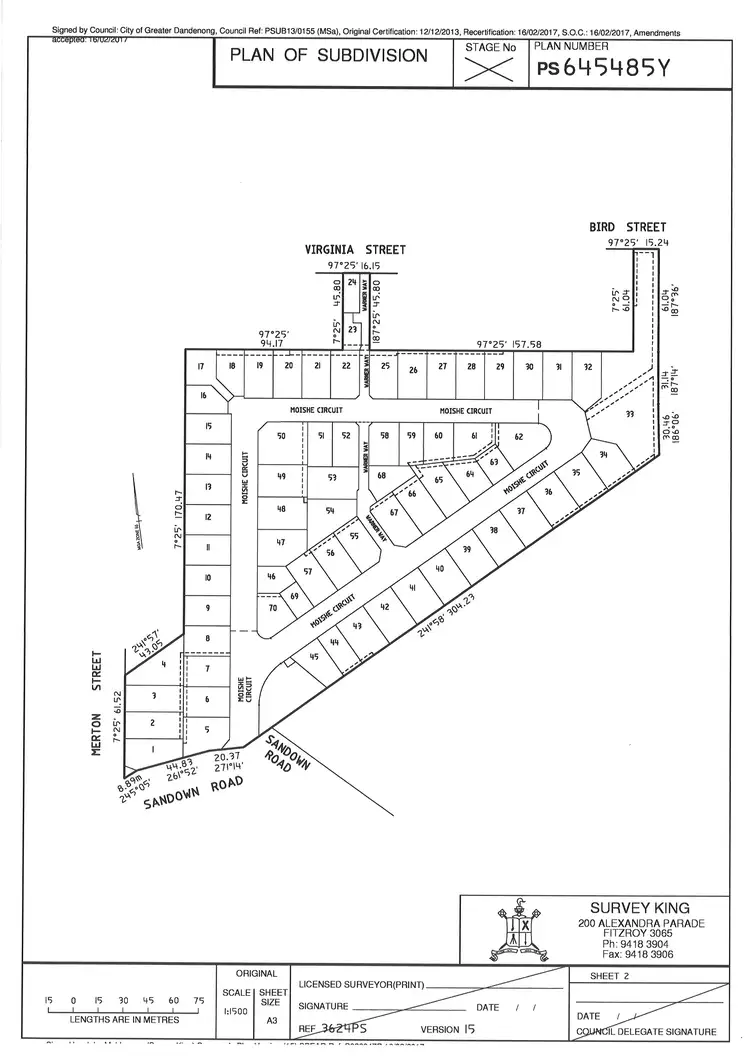 Second view of Homely land listing, 61 Moishe Circuit, Springvale VIC 3171