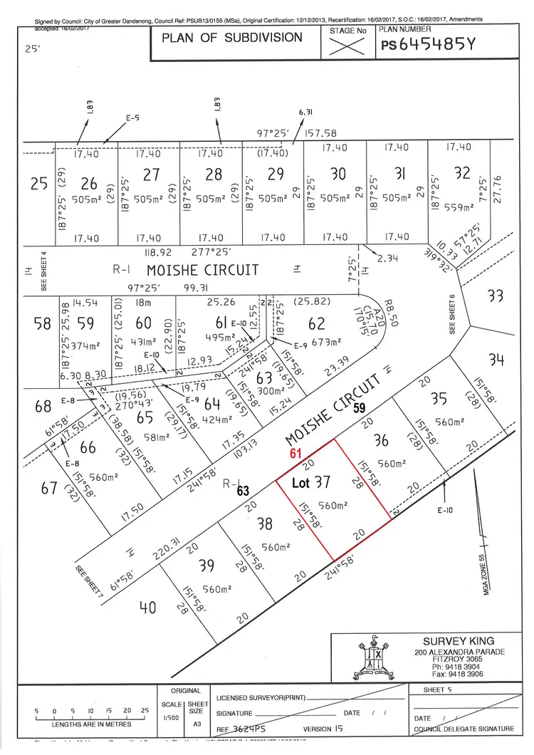 Third view of Homely land listing, 61 Moishe Circuit, Springvale VIC 3171