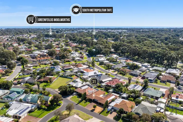 Main view of Homely semi-detached listing, 21A Wildair Court, Greenfields WA 6210