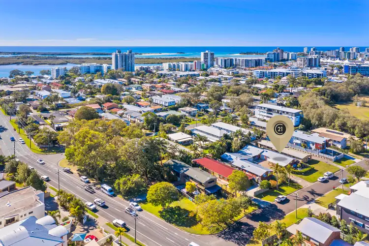 Main view of Homely semi-detached listing, 1/7 Kenewin Avenue, Maroochydore QLD 4558