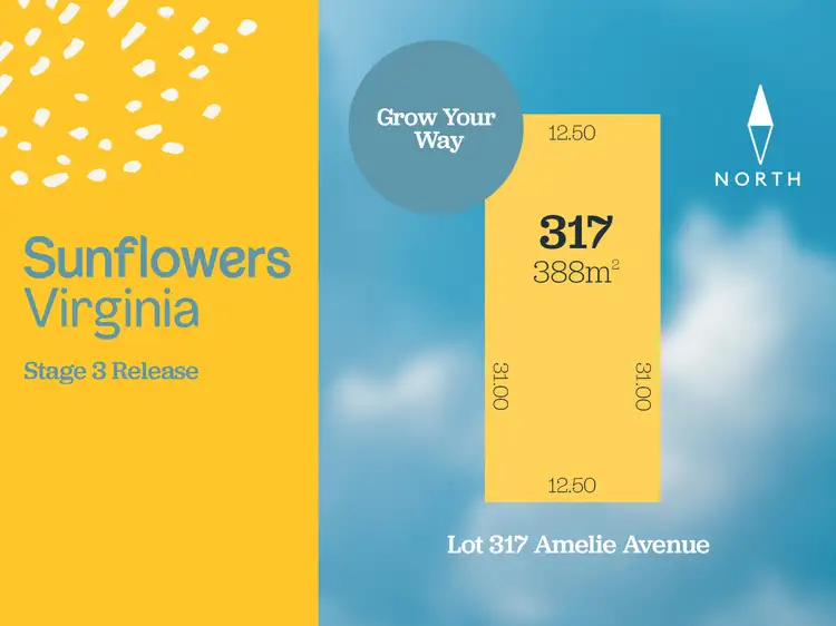 Main view of Homely land listing, Lot 317 Amelie Avenue (Stage 3), Virginia SA 5120
