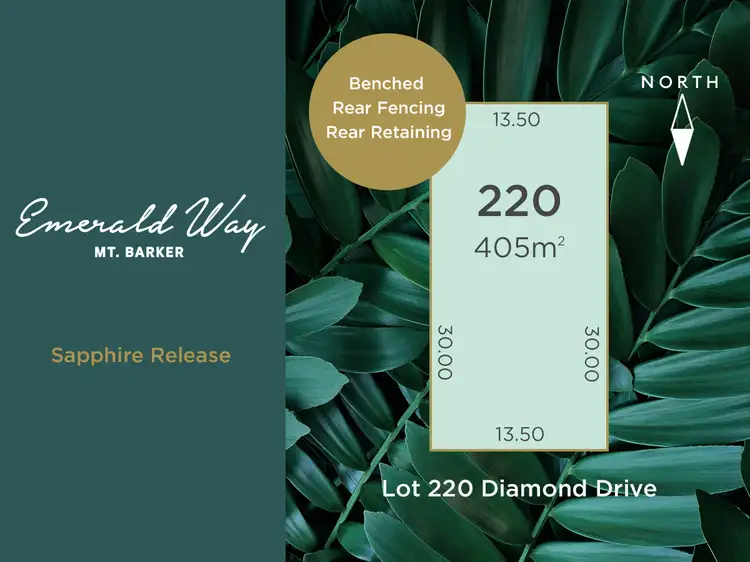 Main view of Homely land listing, Lot 220 Diamond Drive (Sapphire Release), Mount Barker SA 5251