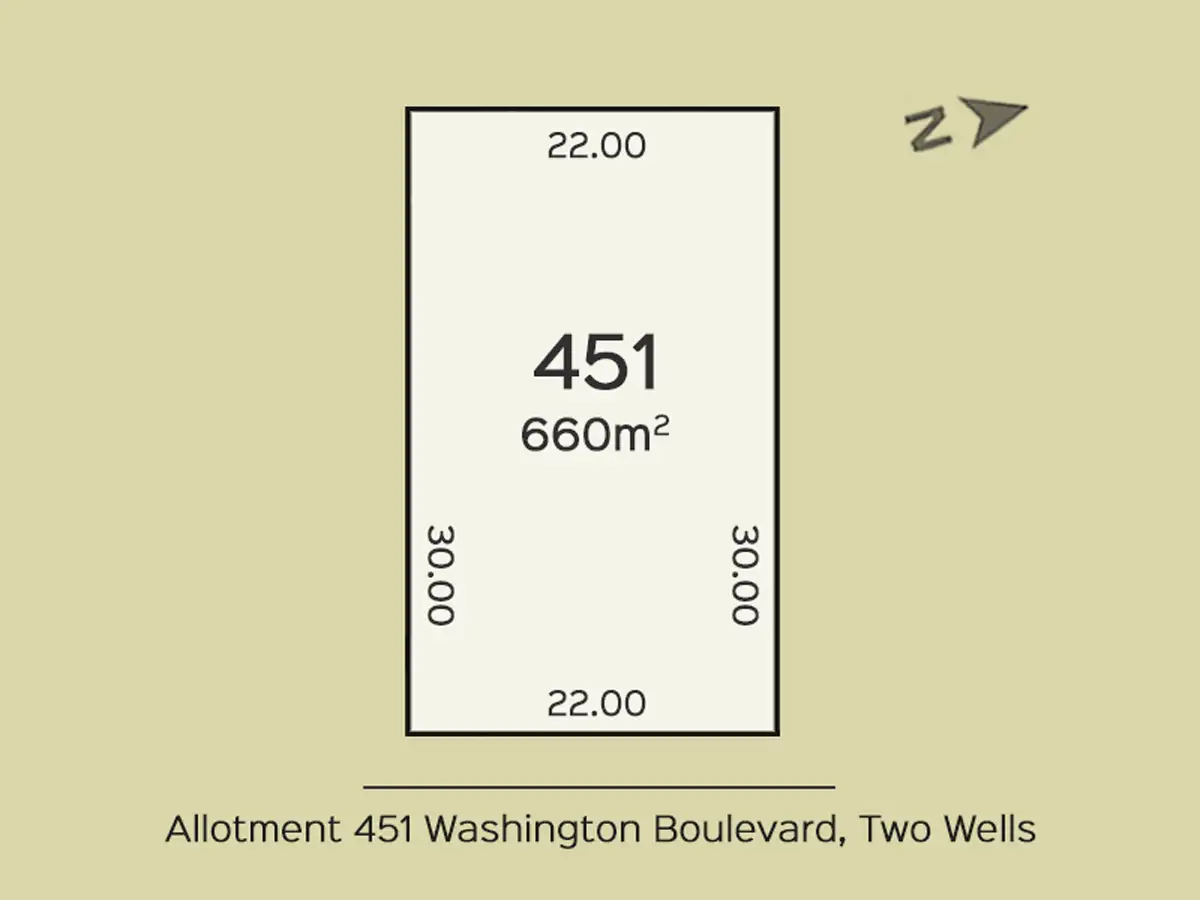 Main view of Homely land listing, Lot 451 Washington Boulevard, Two Wells SA 5501