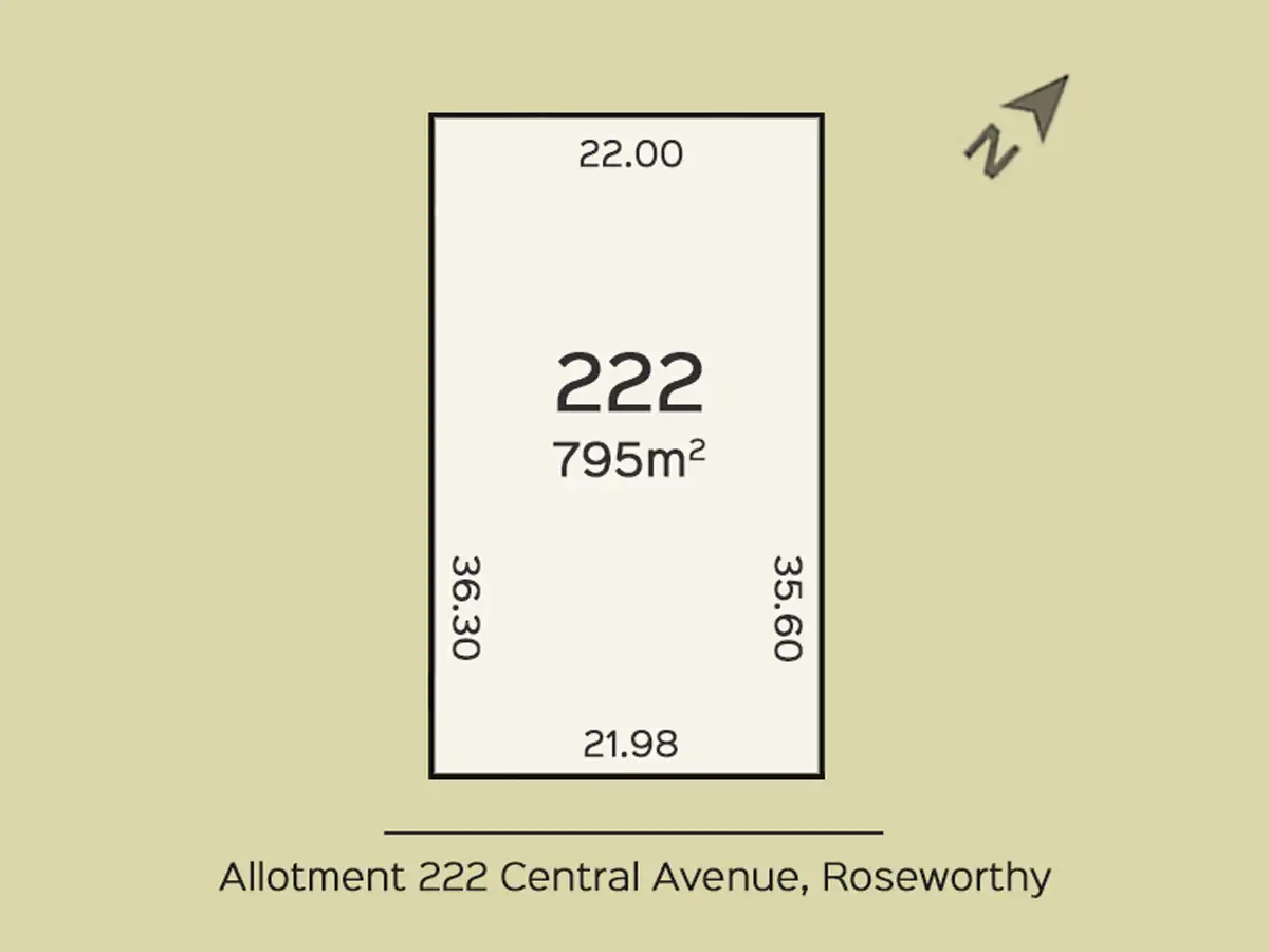 Main view of Homely land listing, Lot 222 Central Avenue, Roseworthy SA 5371