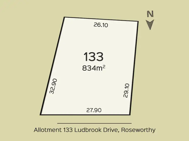 Main view of Homely land listing, Lot 133 Ludbrook Drive, Roseworthy SA 5371
