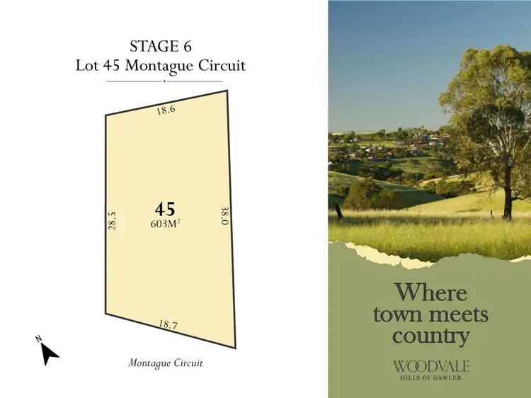 Main view of Homely land listing, Lot 45 Montague Circuit, Gawler South SA 5118