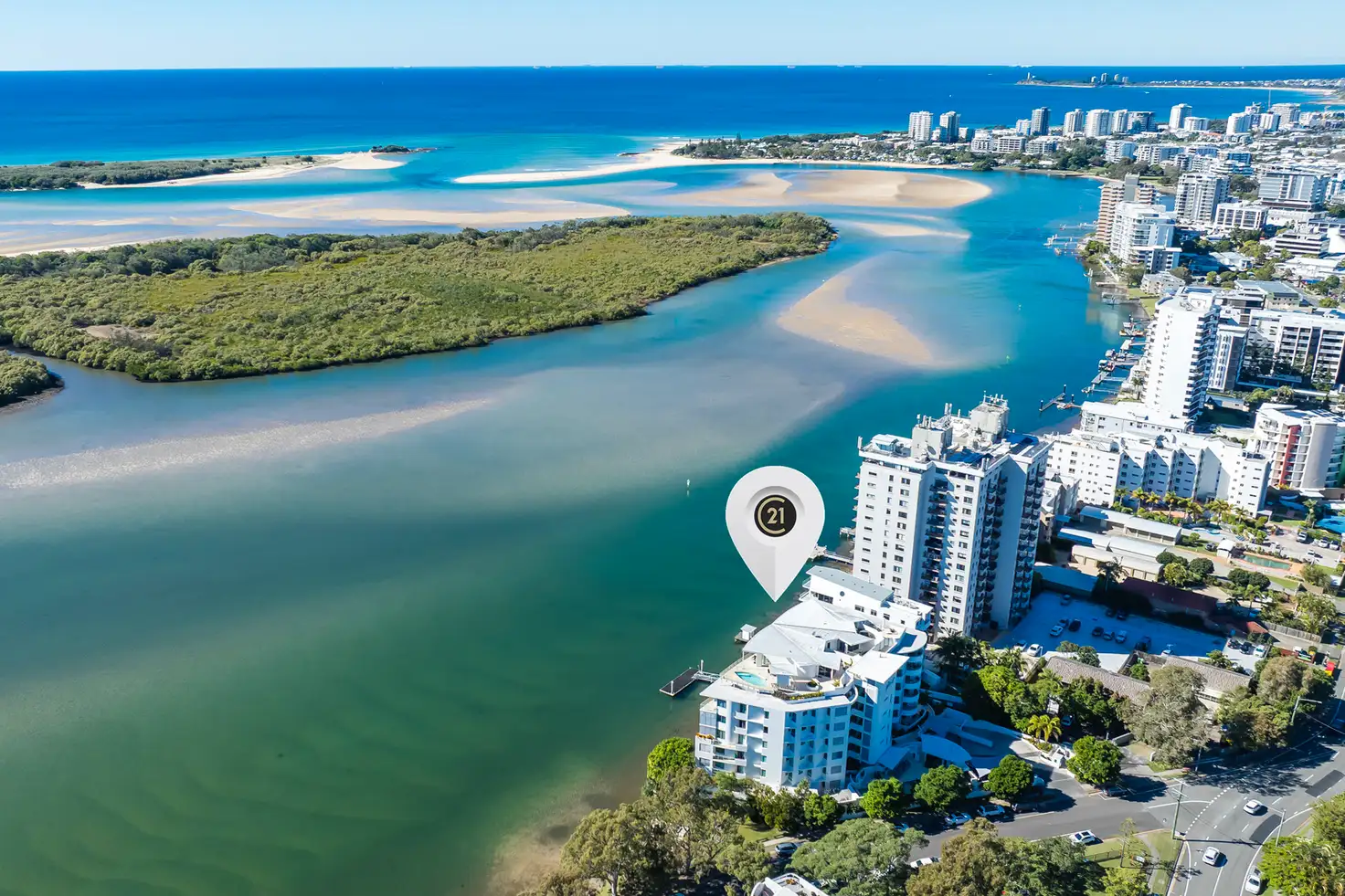 Main view of Homely unit listing, 19/85 Picnic Point Esplanade, Maroochydore QLD 4558