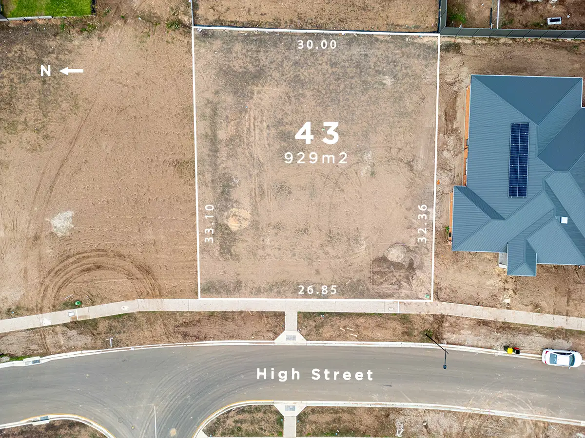 Main view of Homely land listing, 43 High Street, Roseworthy SA 5371