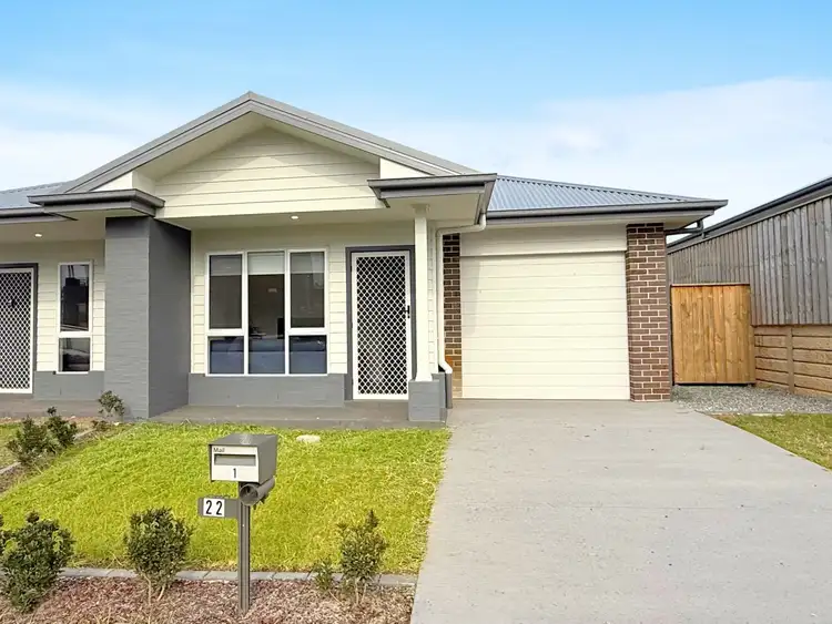 Main view of Homely semi-detached listing, 1/22 Reedling Road, Chisholm NSW 2322