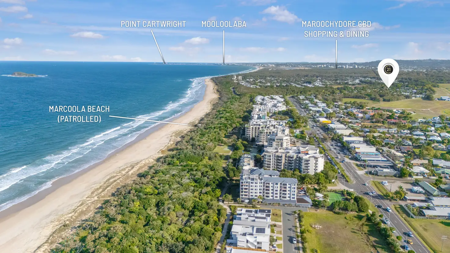 Main view of Homely semi-detached listing, 2/840 David Low Way, Marcoola QLD 4564