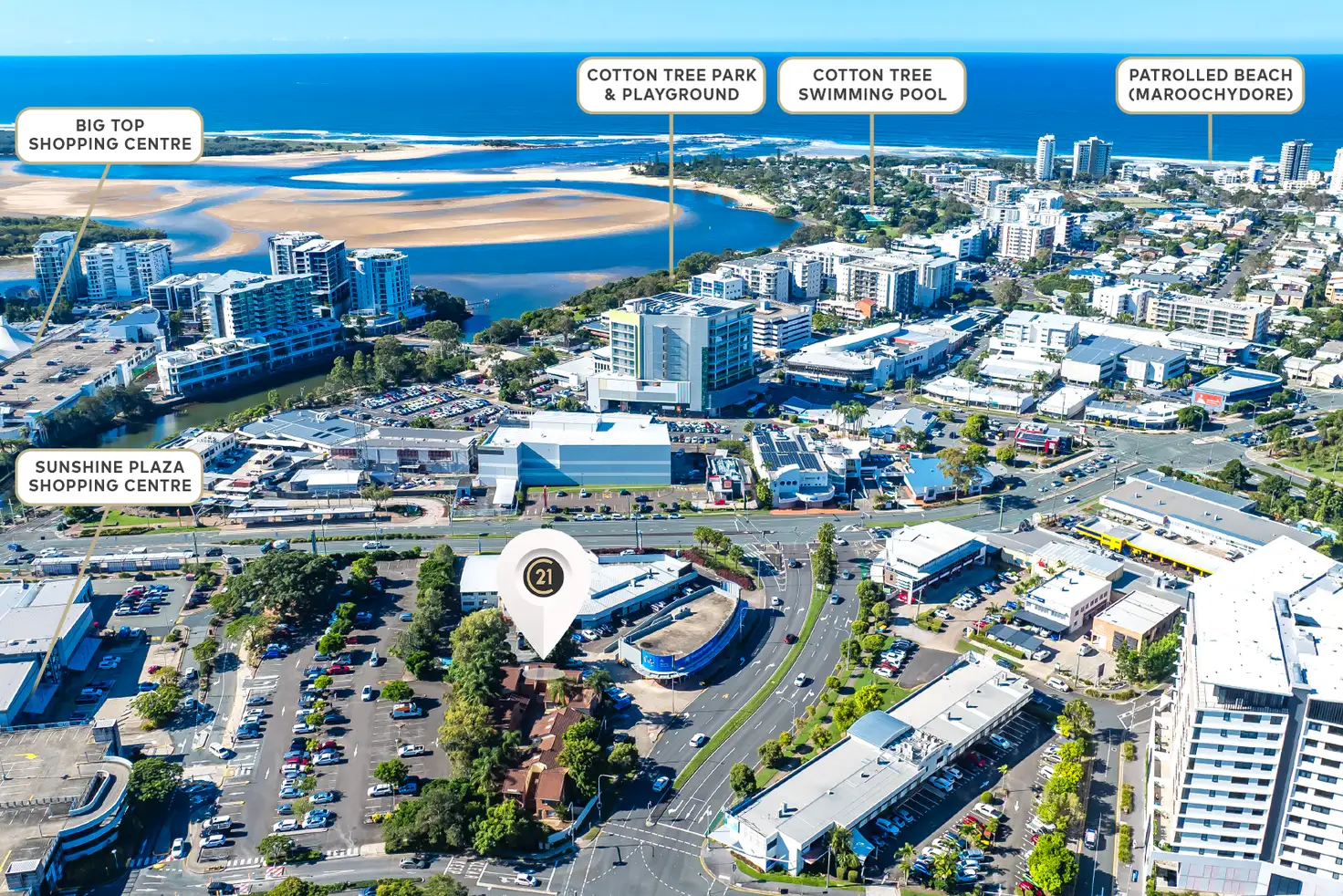 Main view of Homely townhouse listing, 7/10 Mungar Street, Maroochydore QLD 4558