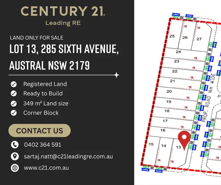 Lot 13 285 Sixth Avenue, Austral NSW 2179