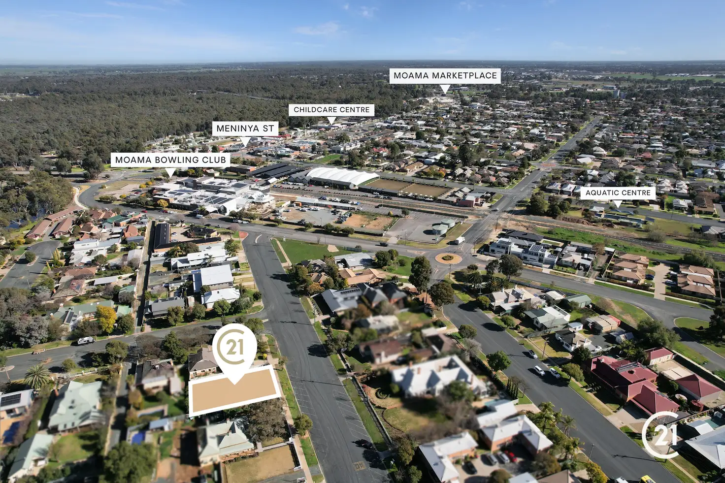 Main view of Homely land listing, 13 Simms Street, Moama NSW 2731