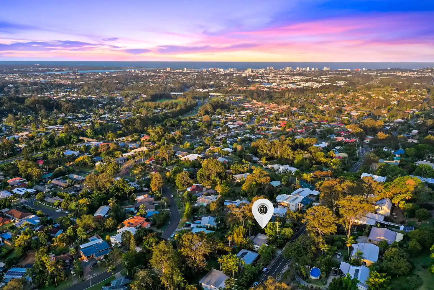 Main view of Homely house listing, 21 Kerenjon Avenue, Buderim QLD 4556