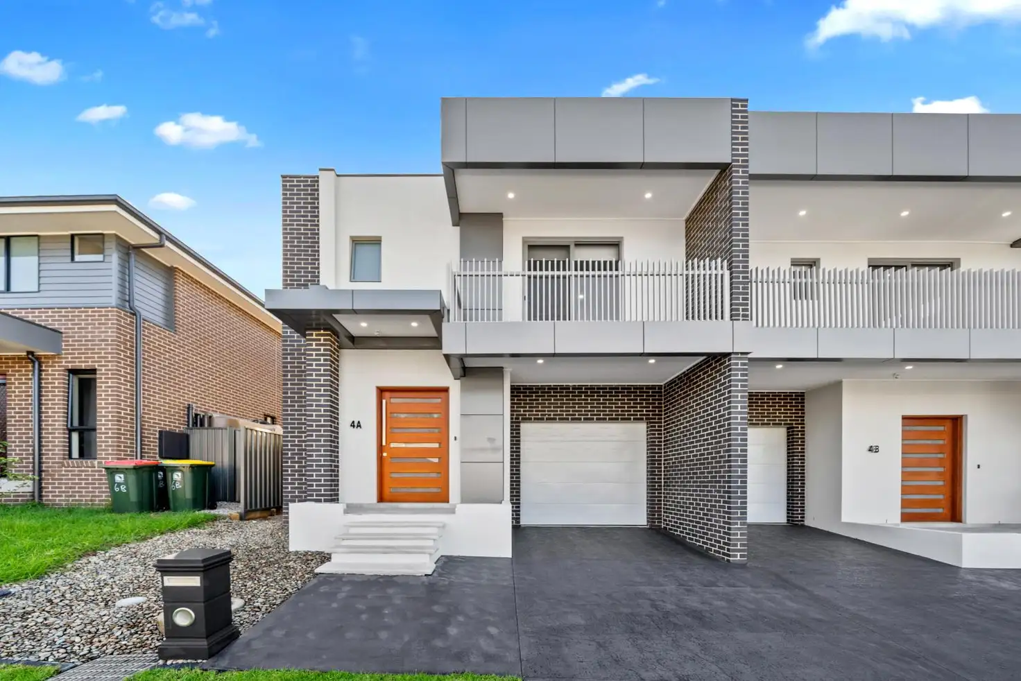 Main view of Homely semi-detached listing, 4b Aqueduct Street, Leppington NSW 2179