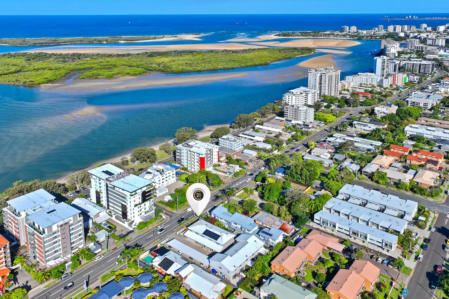 Main view of Homely townhouse listing, 1/131-133 Duporth Avenue, Maroochydore QLD 4558