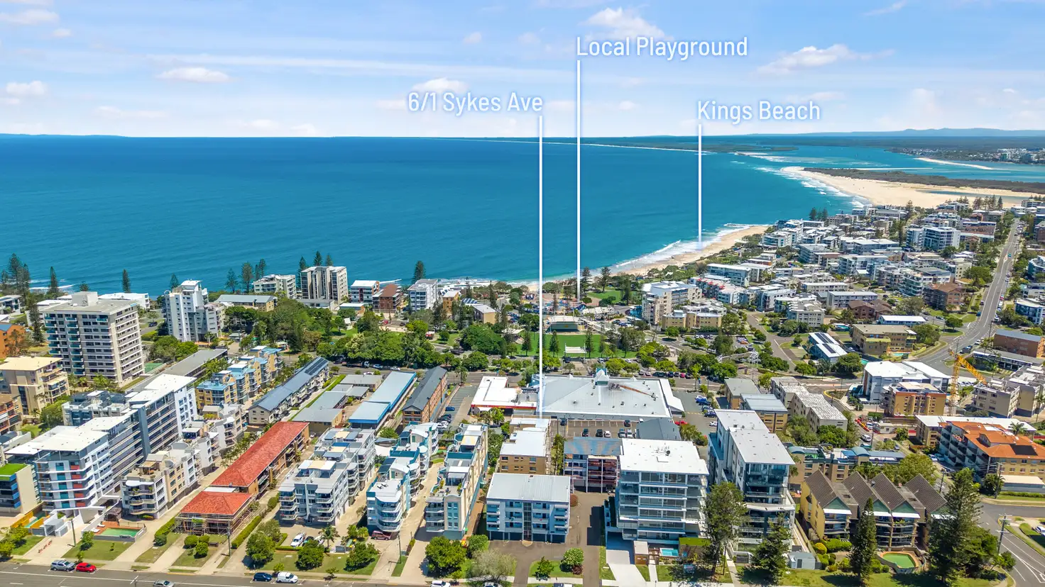 Main view of Homely apartment listing, 6/1 Sykes Avenue, Kings Beach QLD 4551