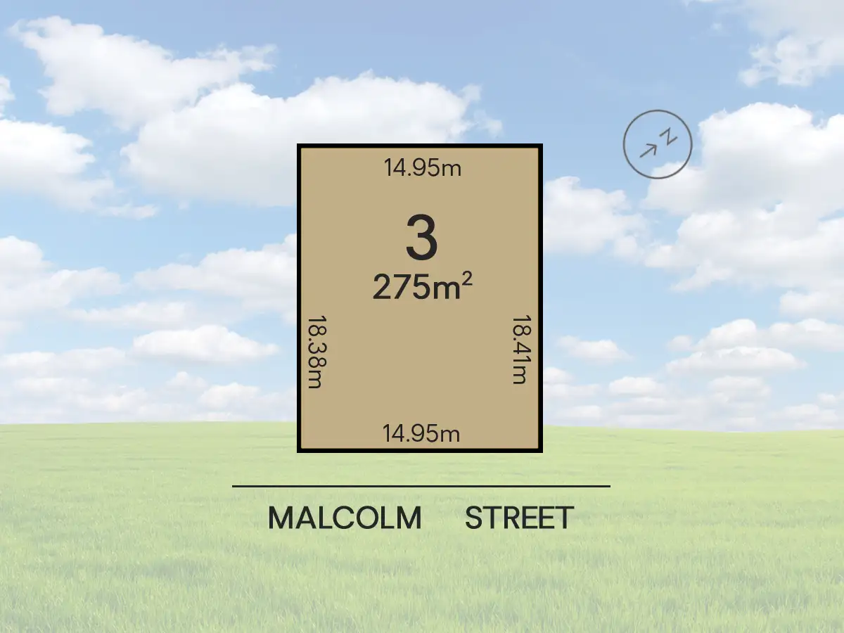 Main view of Homely land listing, 3 Malcolm Street, Salisbury SA 5108