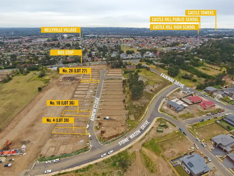 Main view of Homely land listing, 10 (Lot 36) Agnew Close, Kellyville NSW 2155