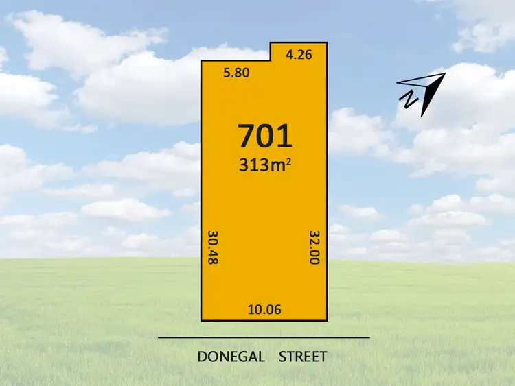 Main view of Homely land listing, Lot 701 Donegal Street, Salisbury Downs SA 5108