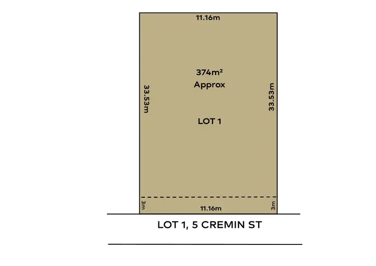 Lot 1 - 5 Cremin St, Fairview Park SA 5126