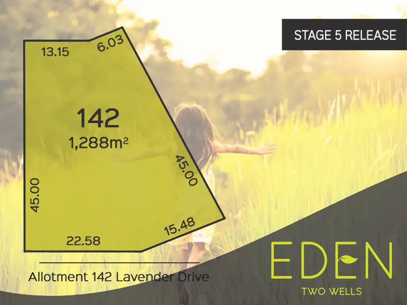 Main view of Homely land listing, Lot 142 Lavender Drive, Two Wells SA 5501