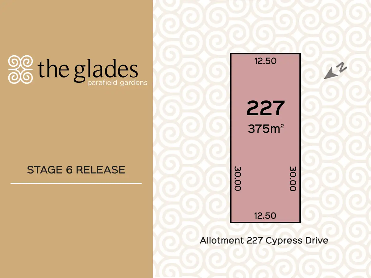 Main view of Homely land listing, Lot 227 Cypress Drive, Parafield Gardens SA 5107
