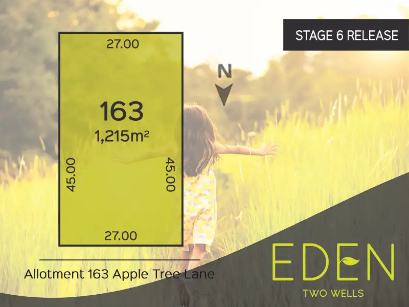Main view of Homely land listing, Lot 163 Apple Tree Lane, Two Wells SA 5501