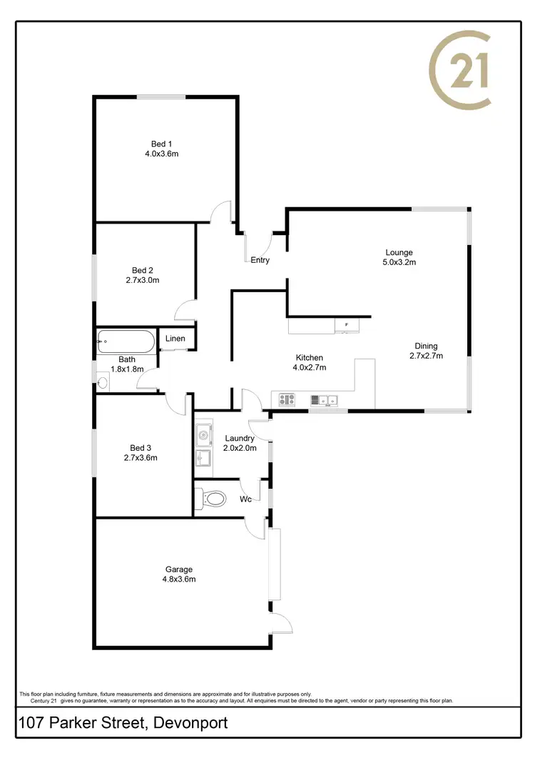 Seventh view of Homely house listing, 107 Parker Street, Devonport TAS 7310