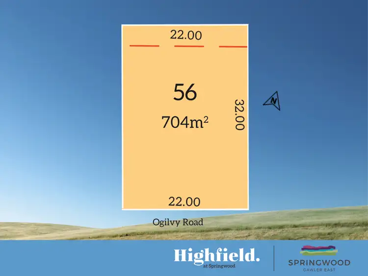 Main view of Homely land listing, Lot 56 Ogilvy Road, Gawler East SA 5118