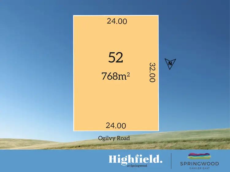 Main view of Homely land listing, Lot 52 Ogilvy Road, Gawler East SA 5118