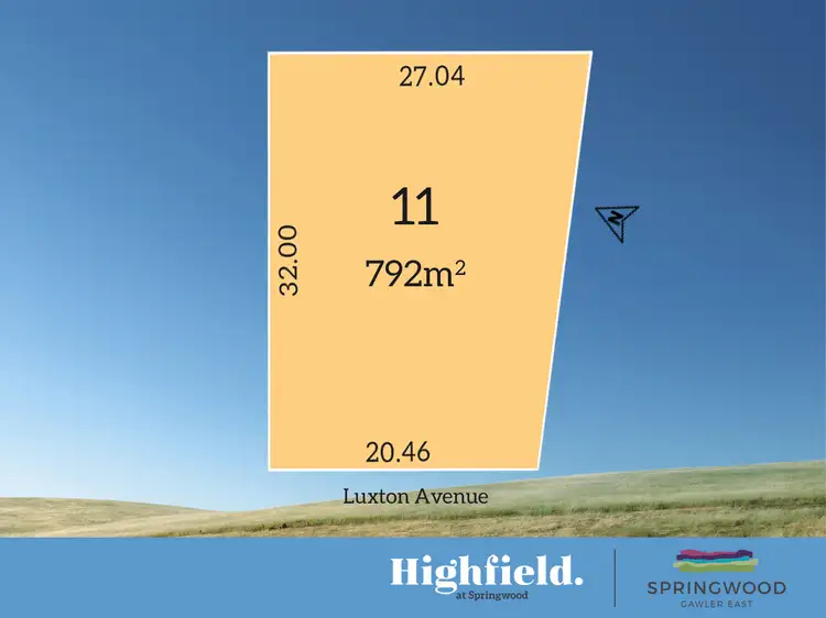 Main view of Homely land listing, Lot 11 Luxton Avenue, Gawler East SA 5118