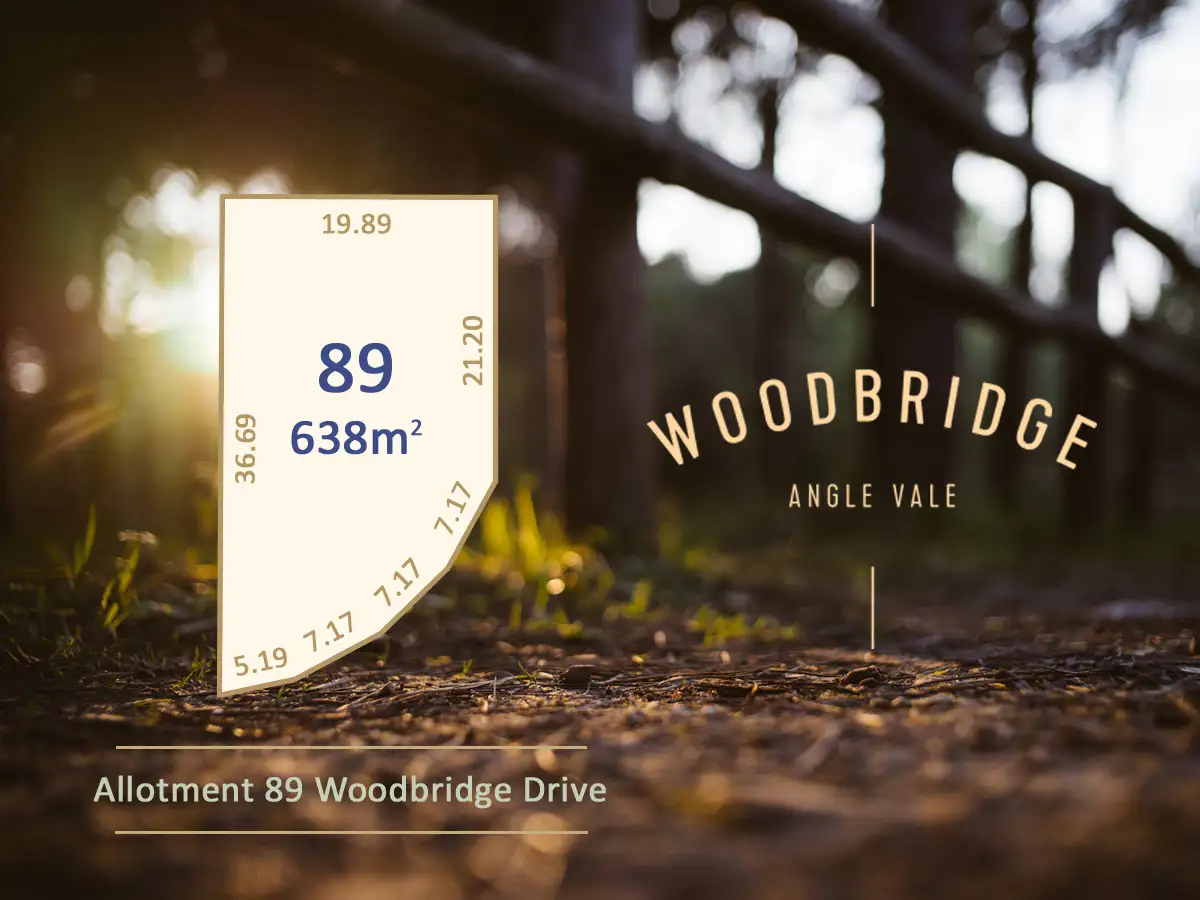 Main view of Homely land listing, Lot 89 Woodbridge Drive, Angle Vale SA 5117