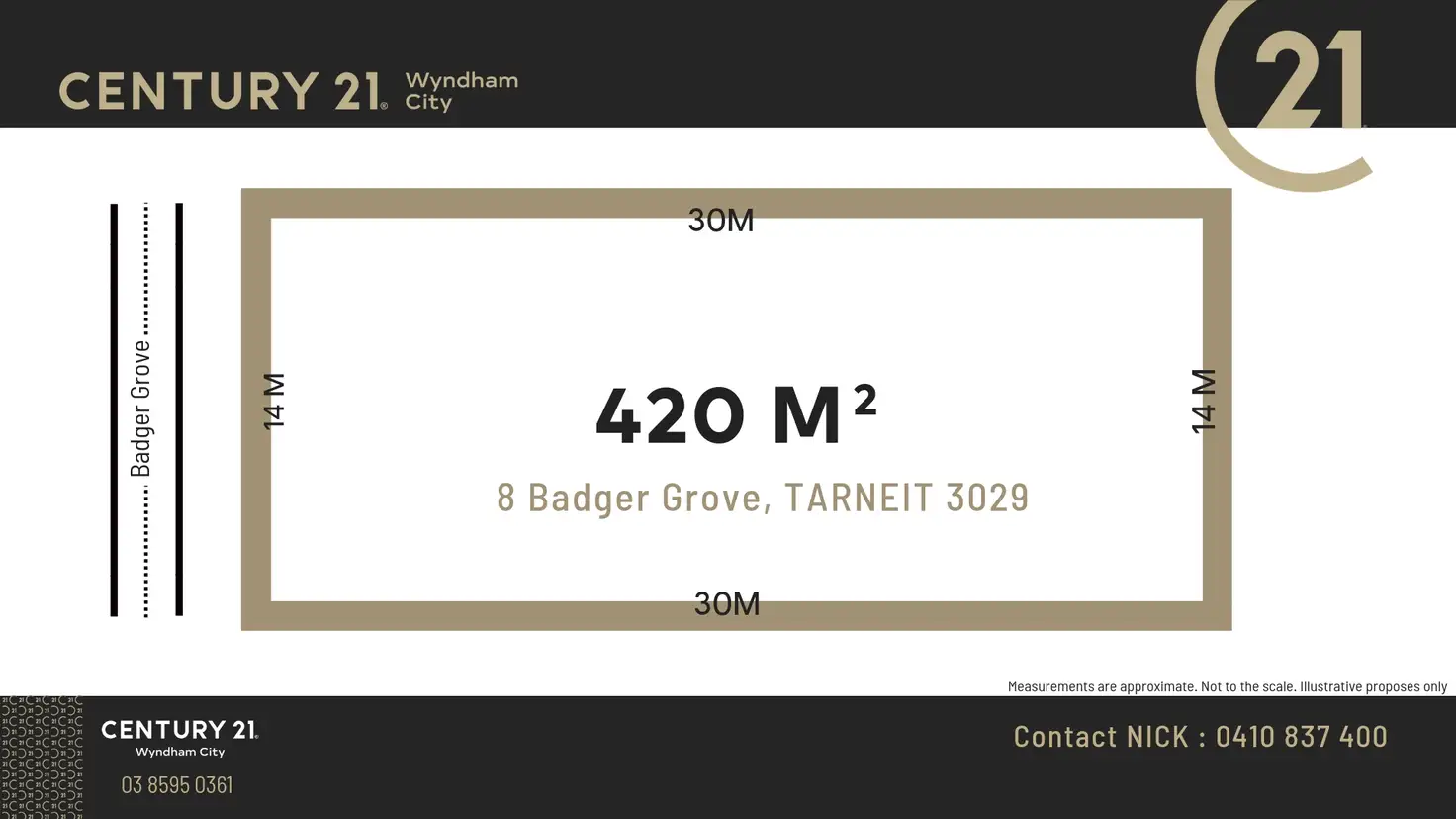 Main view of Homely land listing, 8 Badger Grove, Tarneit VIC 3029