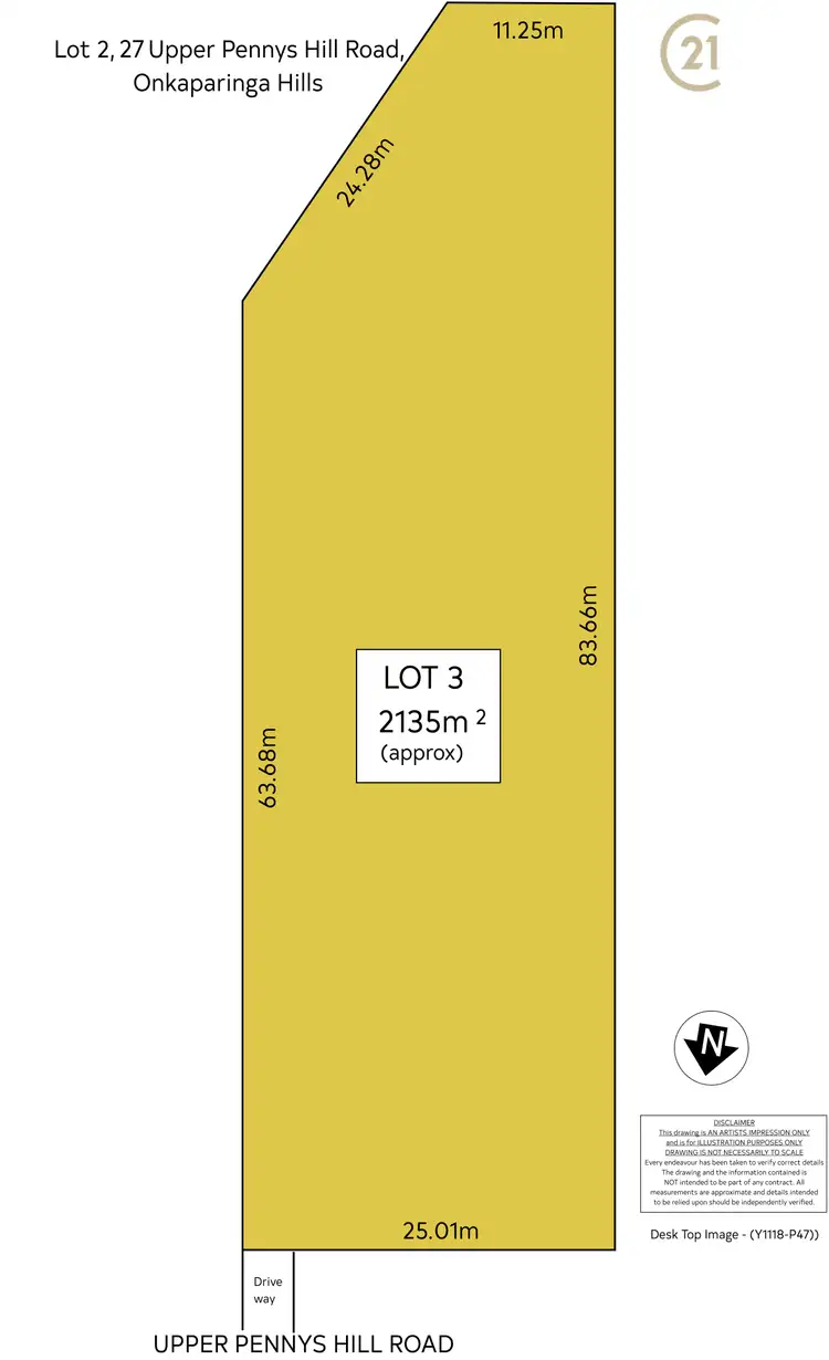 Second view of Homely land listing, Lot 3 - 21 Upper Penneys Hill Rd, Onkaparinga Hills SA 5163