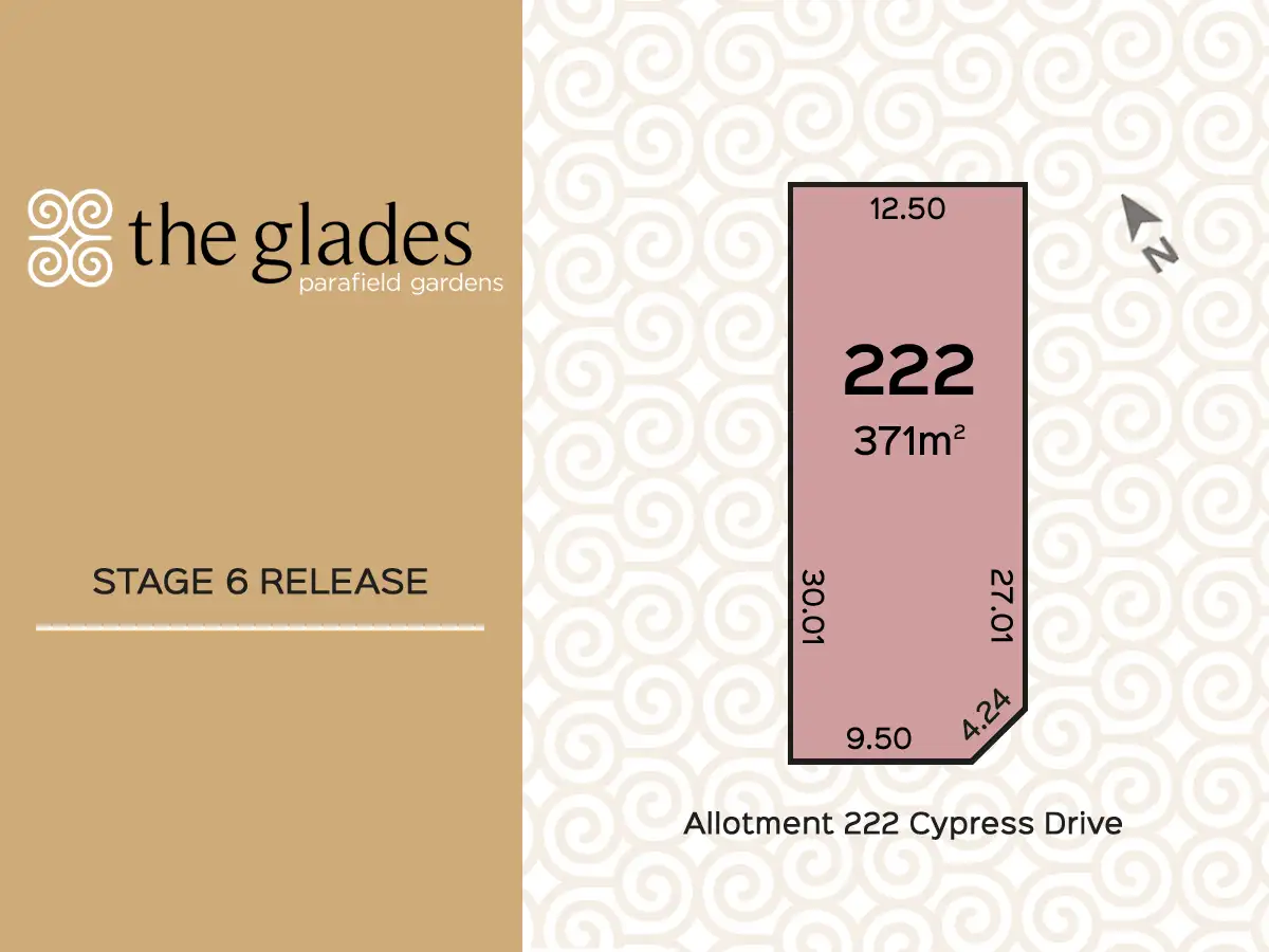 Main view of Homely land listing, Lot 222 Cypress Drive, Parafield Gardens SA 5107