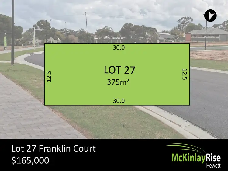 Lot 27 Franklin Court, Hewett SA 5118