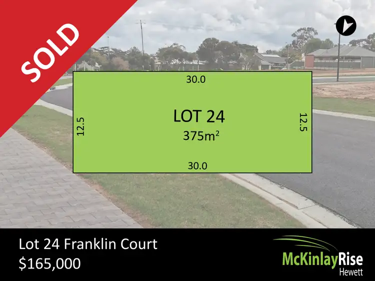 Main view of Homely land listing, Lot 24 Franklin Court, Hewett SA 5118