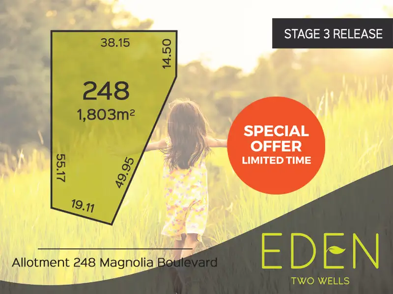 Main view of Homely land listing, Lot 248 Magnolia Boulevard, Two Wells SA 5501