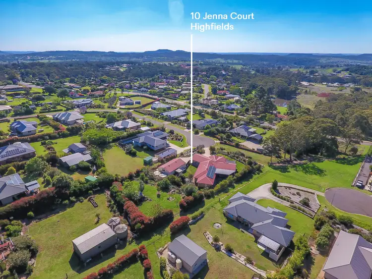 Second view of Homely house listing, 10 Jenna Court, Highfields QLD 4352